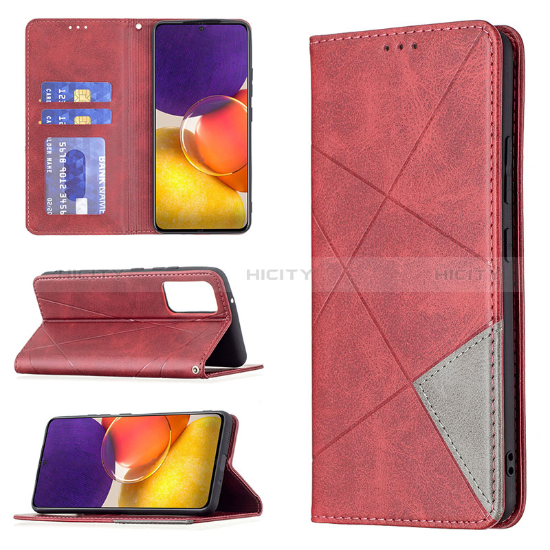 Leather Case Stands Flip Cover Holder B07F for Samsung Galaxy A82 5G