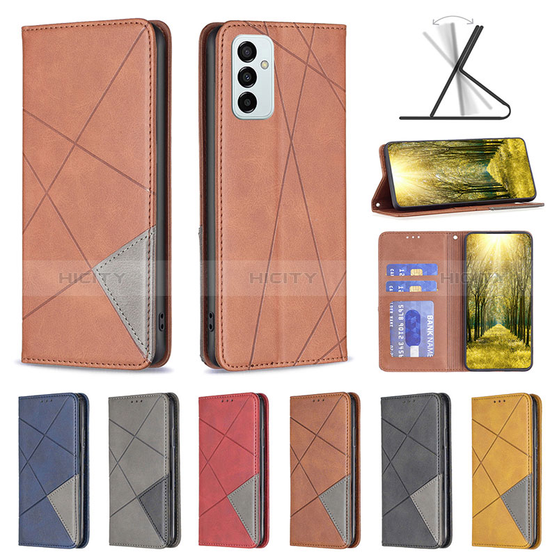 Leather Case Stands Flip Cover Holder B07F for Samsung Galaxy F23 5G