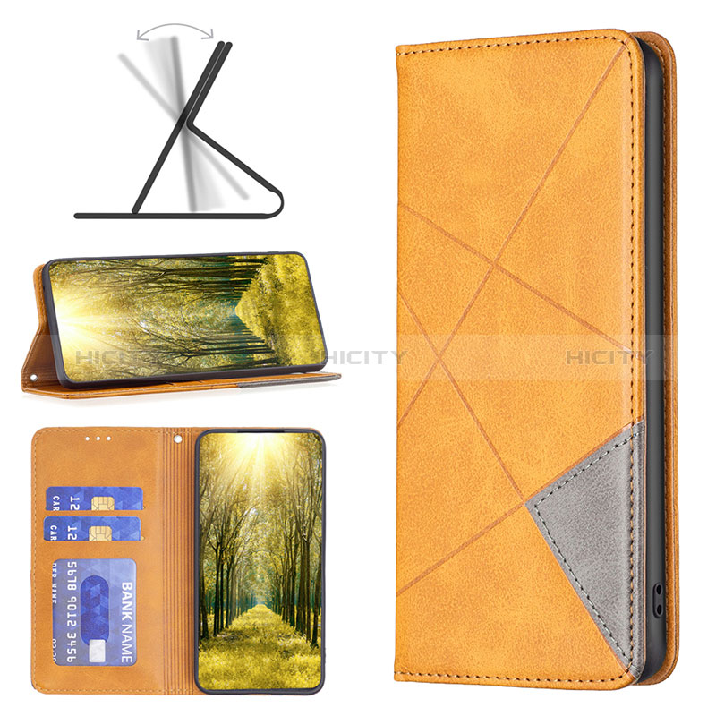 Leather Case Stands Flip Cover Holder B07F for Samsung Galaxy F23 5G