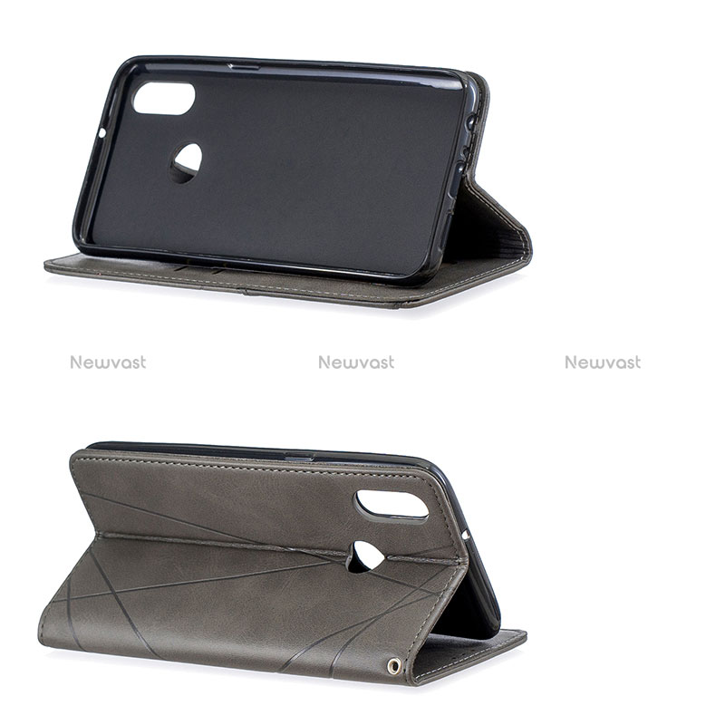 Leather Case Stands Flip Cover Holder B07F for Samsung Galaxy M01s