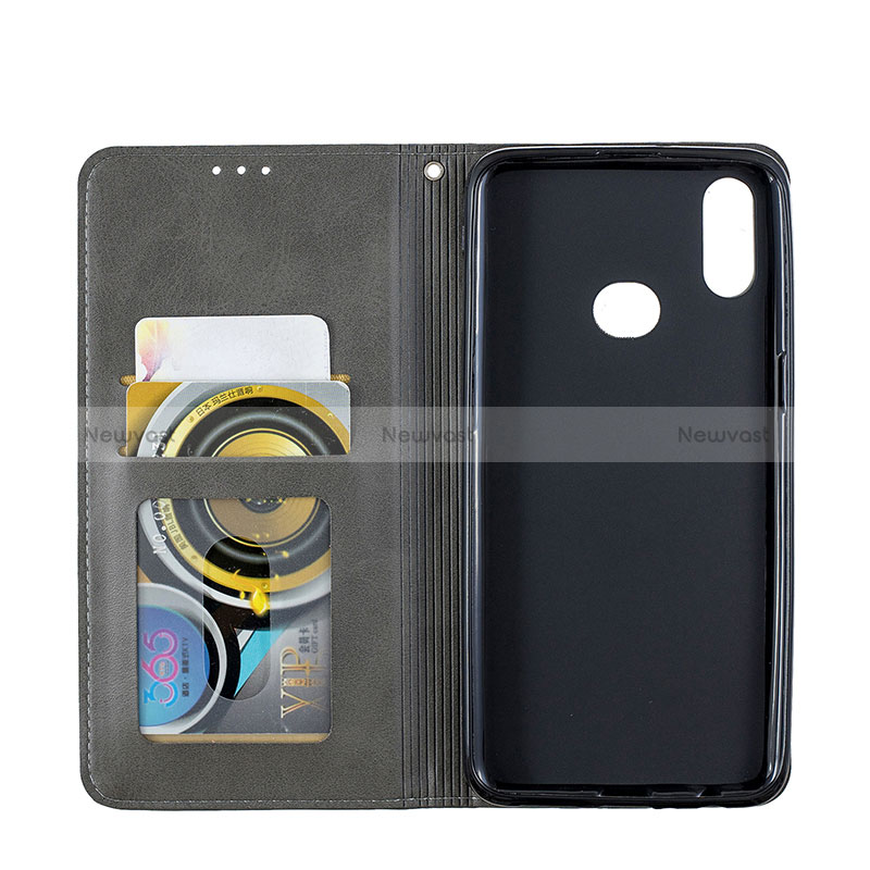 Leather Case Stands Flip Cover Holder B07F for Samsung Galaxy M01s