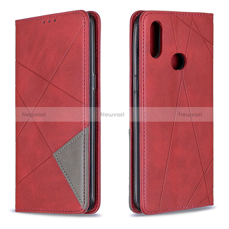 Leather Case Stands Flip Cover Holder B07F for Samsung Galaxy M01s