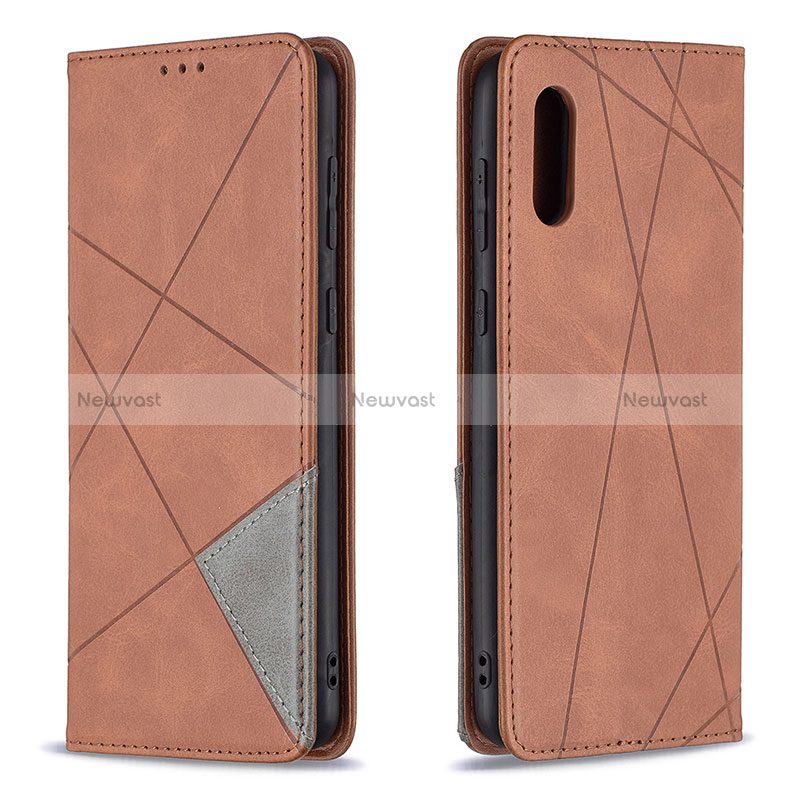 Leather Case Stands Flip Cover Holder B07F for Samsung Galaxy M02