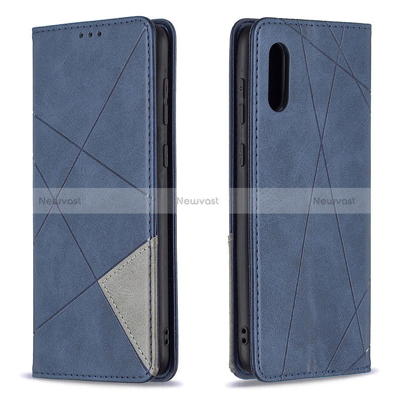 Leather Case Stands Flip Cover Holder B07F for Samsung Galaxy M02