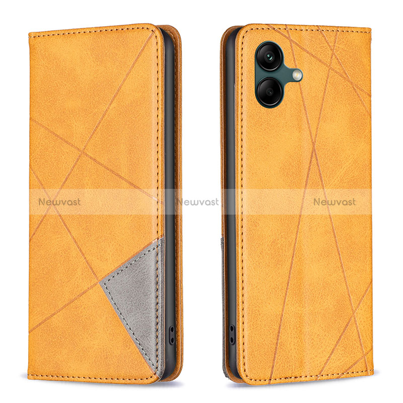 Leather Case Stands Flip Cover Holder B07F for Samsung Galaxy M04