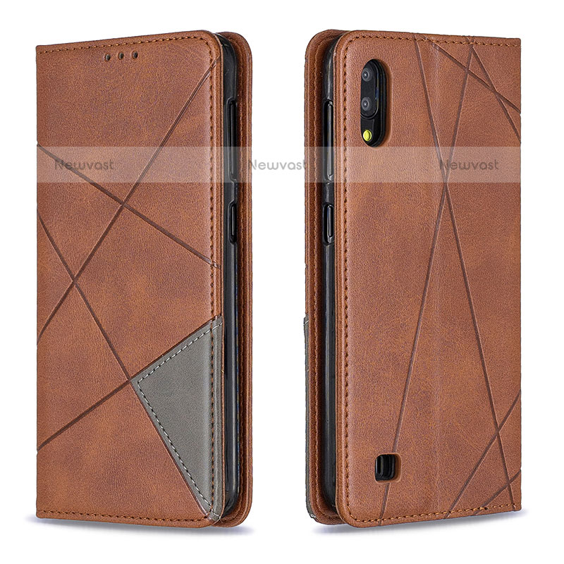 Leather Case Stands Flip Cover Holder B07F for Samsung Galaxy M10