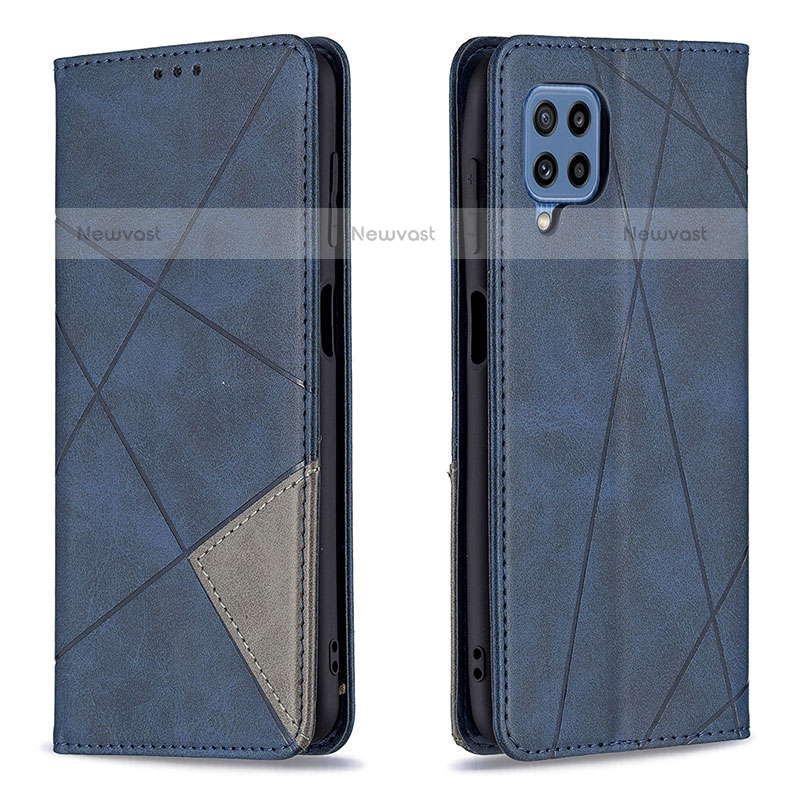 Leather Case Stands Flip Cover Holder B07F for Samsung Galaxy M32 4G