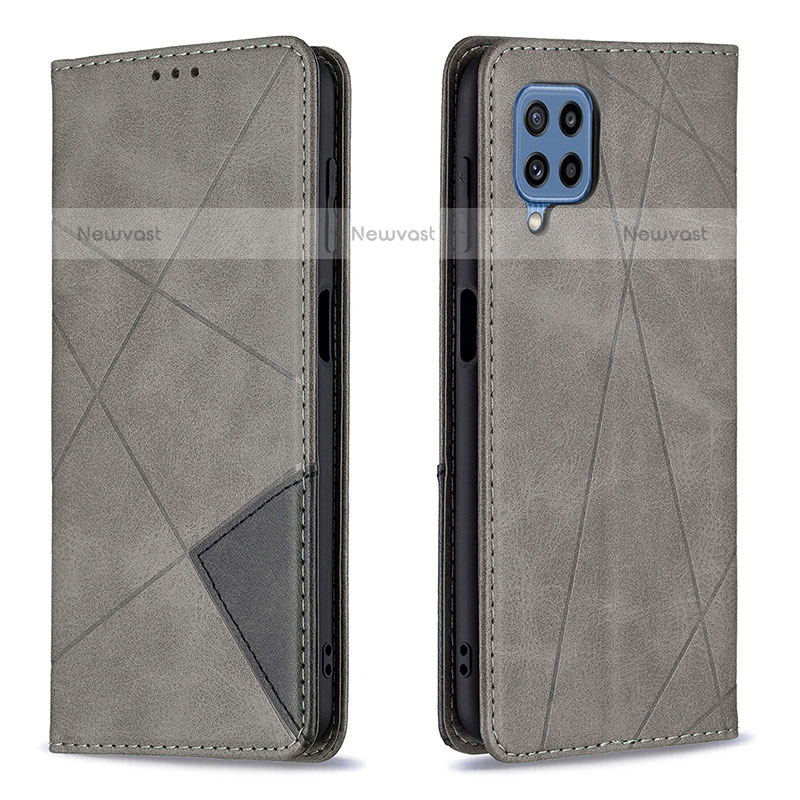 Leather Case Stands Flip Cover Holder B07F for Samsung Galaxy M32 4G