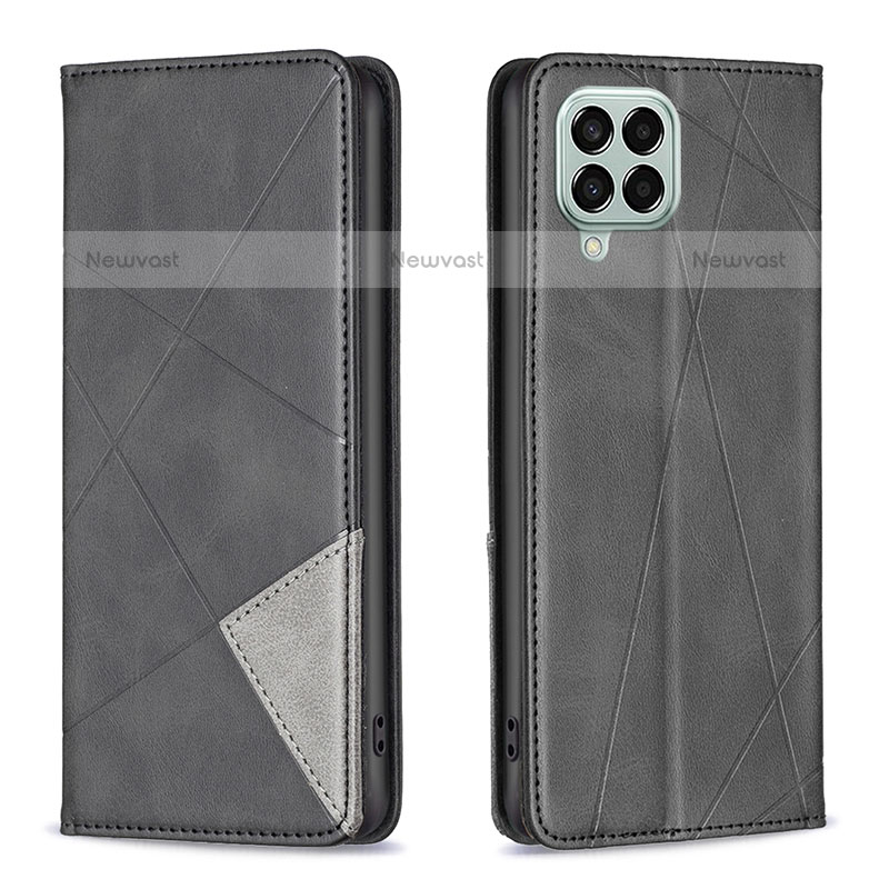 Leather Case Stands Flip Cover Holder B07F for Samsung Galaxy M33 5G