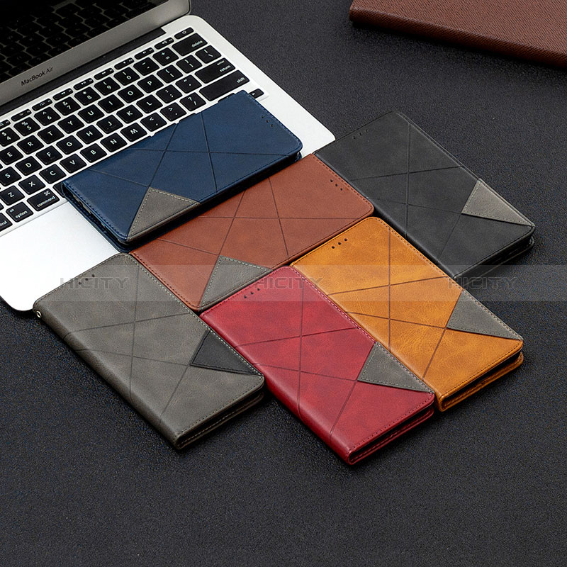 Leather Case Stands Flip Cover Holder B07F for Samsung Galaxy M54 5G