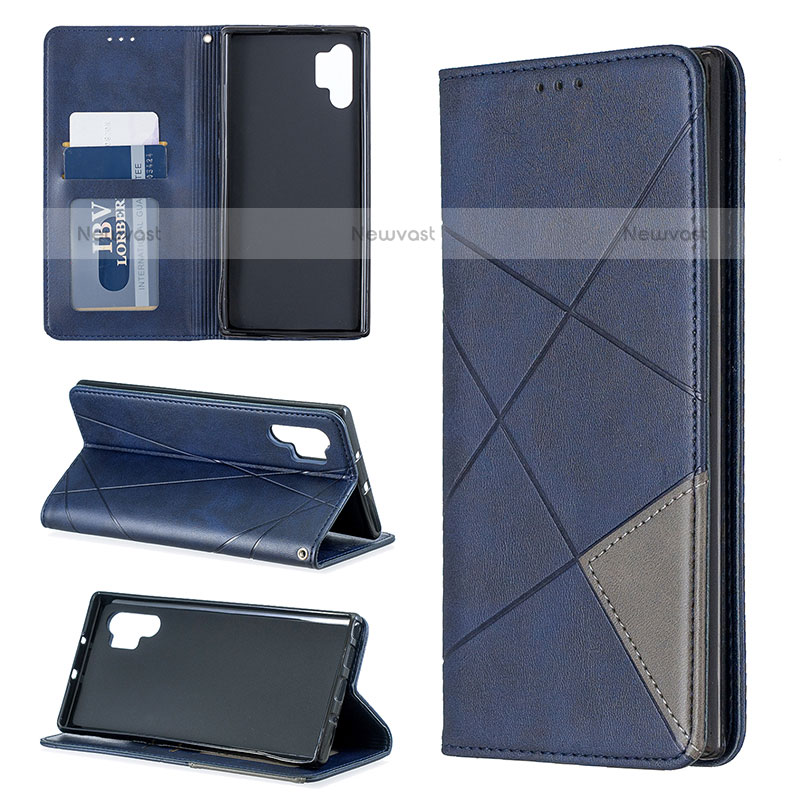 Leather Case Stands Flip Cover Holder B07F for Samsung Galaxy Note 10 Plus 5G