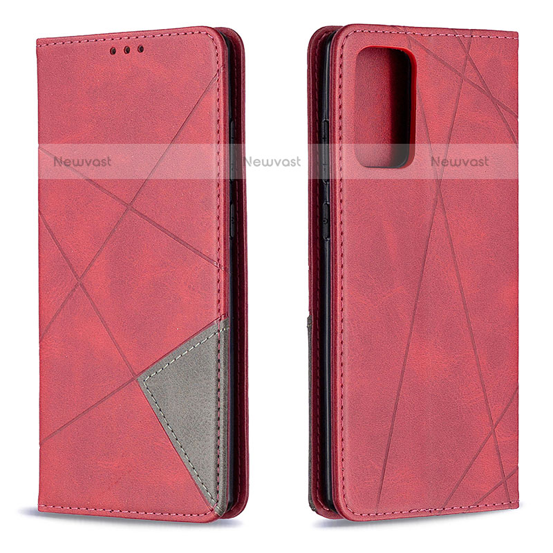 Leather Case Stands Flip Cover Holder B07F for Samsung Galaxy Note 20 5G Red