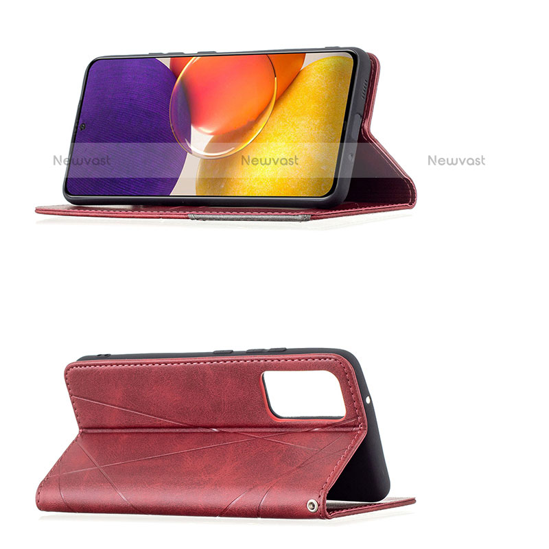 Leather Case Stands Flip Cover Holder B07F for Samsung Galaxy Quantum2 5G