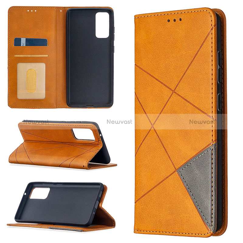 Leather Case Stands Flip Cover Holder B07F for Samsung Galaxy S20 Lite 5G