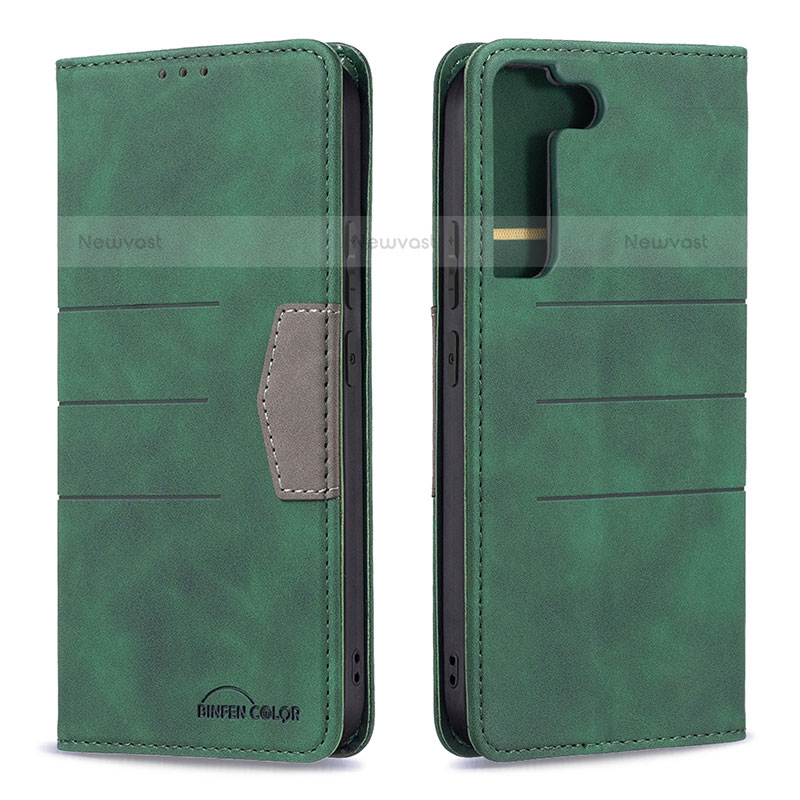 Leather Case Stands Flip Cover Holder B07F for Samsung Galaxy S21 FE 5G