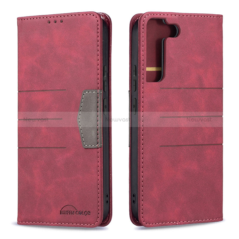 Leather Case Stands Flip Cover Holder B07F for Samsung Galaxy S22 Plus 5G