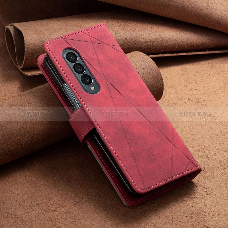 Leather Case Stands Flip Cover Holder B07F for Samsung Galaxy Z Fold4 5G