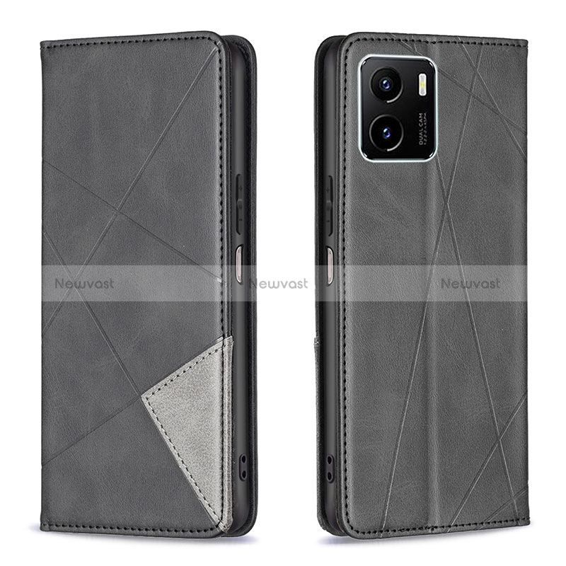 Leather Case Stands Flip Cover Holder B07F for Vivo Y01