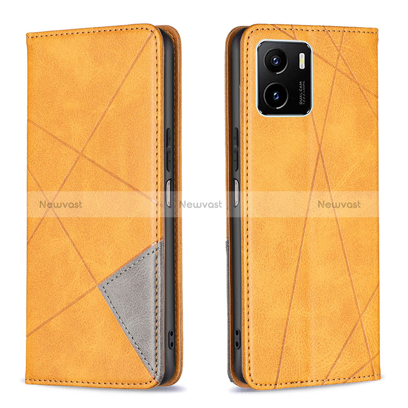 Leather Case Stands Flip Cover Holder B07F for Vivo Y01