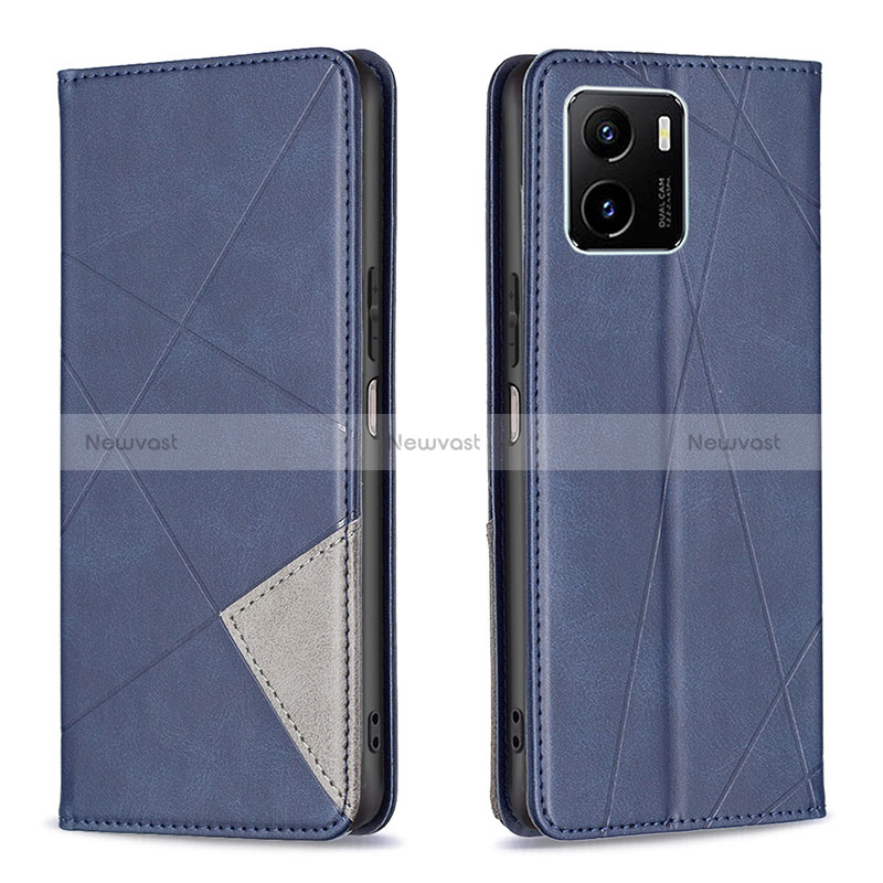 Leather Case Stands Flip Cover Holder B07F for Vivo Y10