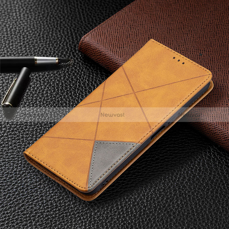 Leather Case Stands Flip Cover Holder B07F for Vivo Y11s