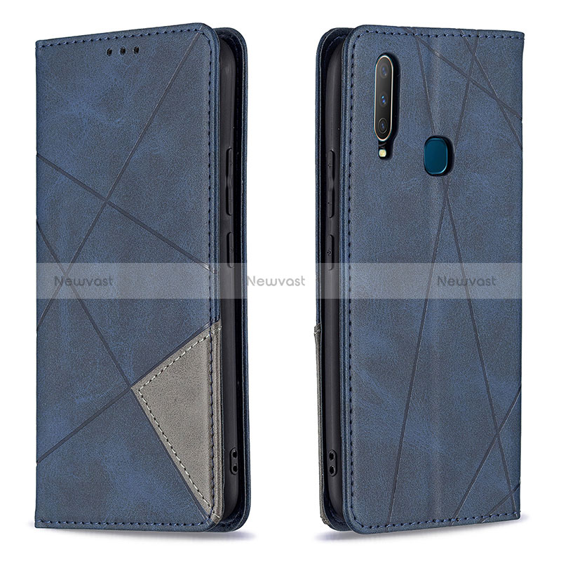 Leather Case Stands Flip Cover Holder B07F for Vivo Y3