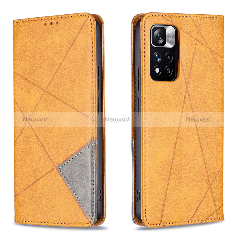 Leather Case Stands Flip Cover Holder B07F for Xiaomi Mi 11i 5G (2022)