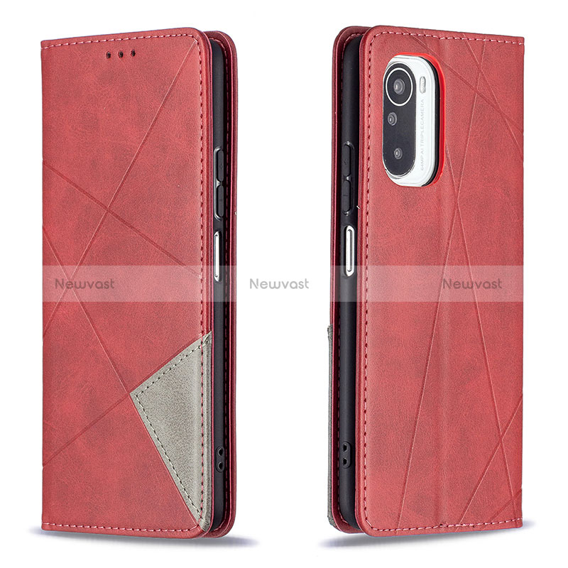 Leather Case Stands Flip Cover Holder B07F for Xiaomi Mi 11i 5G