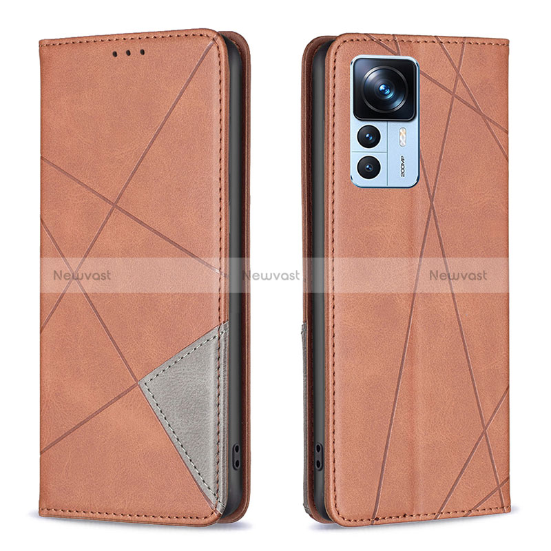 Leather Case Stands Flip Cover Holder B07F for Xiaomi Mi 12T 5G