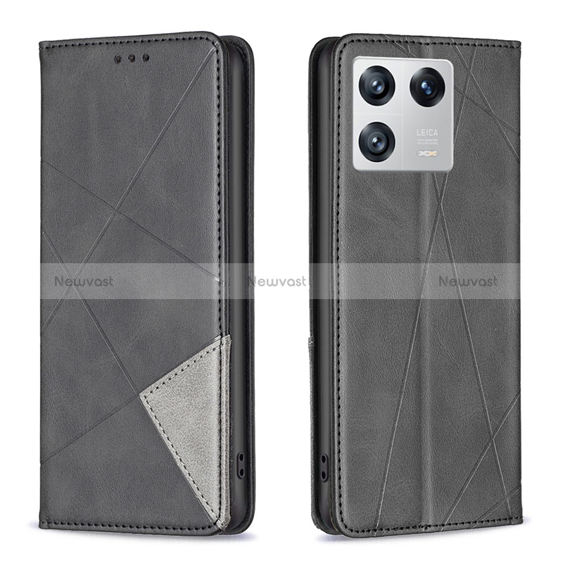 Leather Case Stands Flip Cover Holder B07F for Xiaomi Mi 13 5G