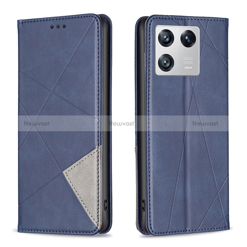 Leather Case Stands Flip Cover Holder B07F for Xiaomi Mi 13 Pro 5G