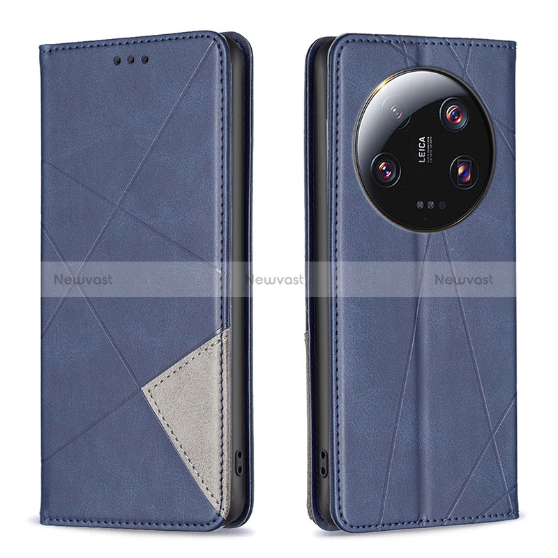 Leather Case Stands Flip Cover Holder B07F for Xiaomi Mi 13 Ultra 5G