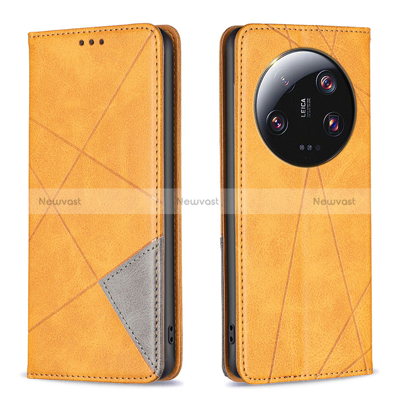 Leather Case Stands Flip Cover Holder B07F for Xiaomi Mi 13 Ultra 5G