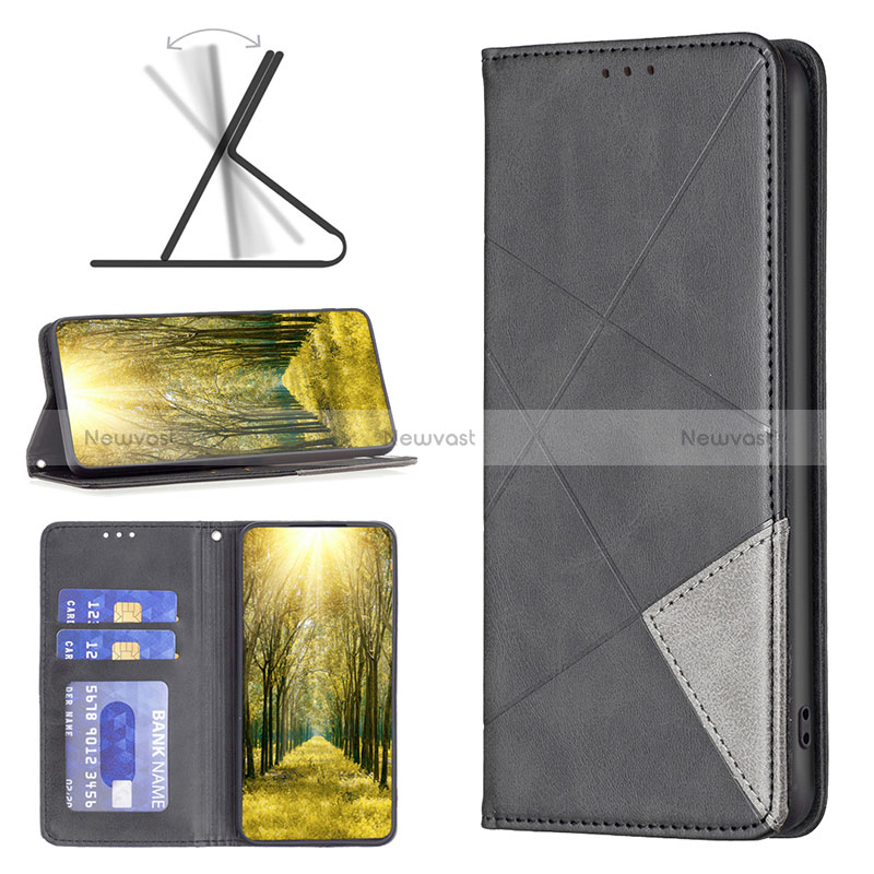 Leather Case Stands Flip Cover Holder B07F for Xiaomi Mi 14 5G