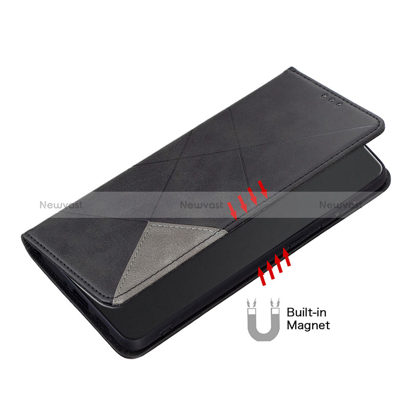 Leather Case Stands Flip Cover Holder B07F for Xiaomi Poco X5 5G