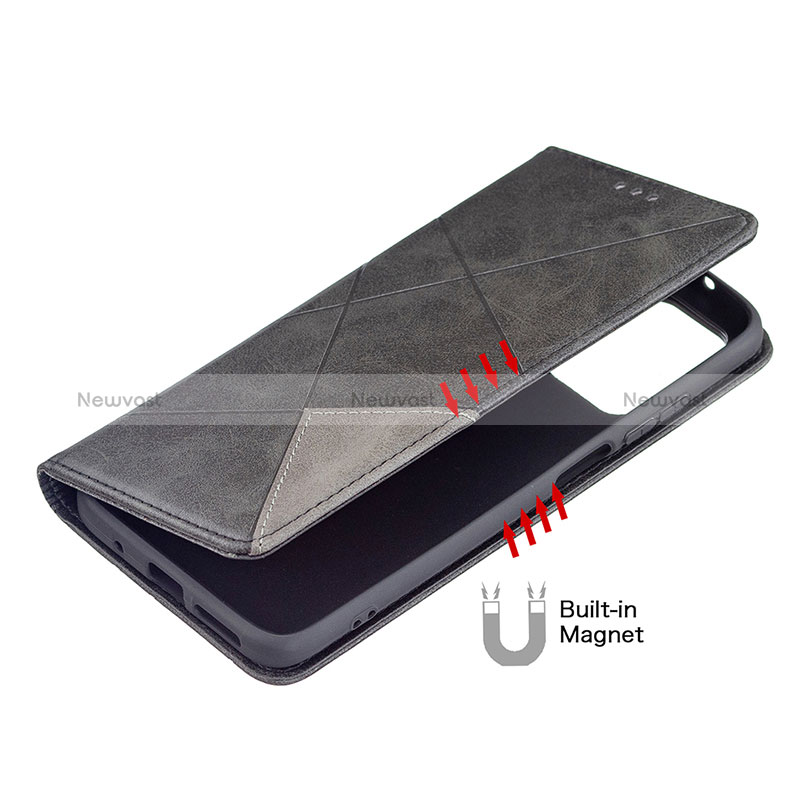 Leather Case Stands Flip Cover Holder B07F for Xiaomi Redmi 10 4G