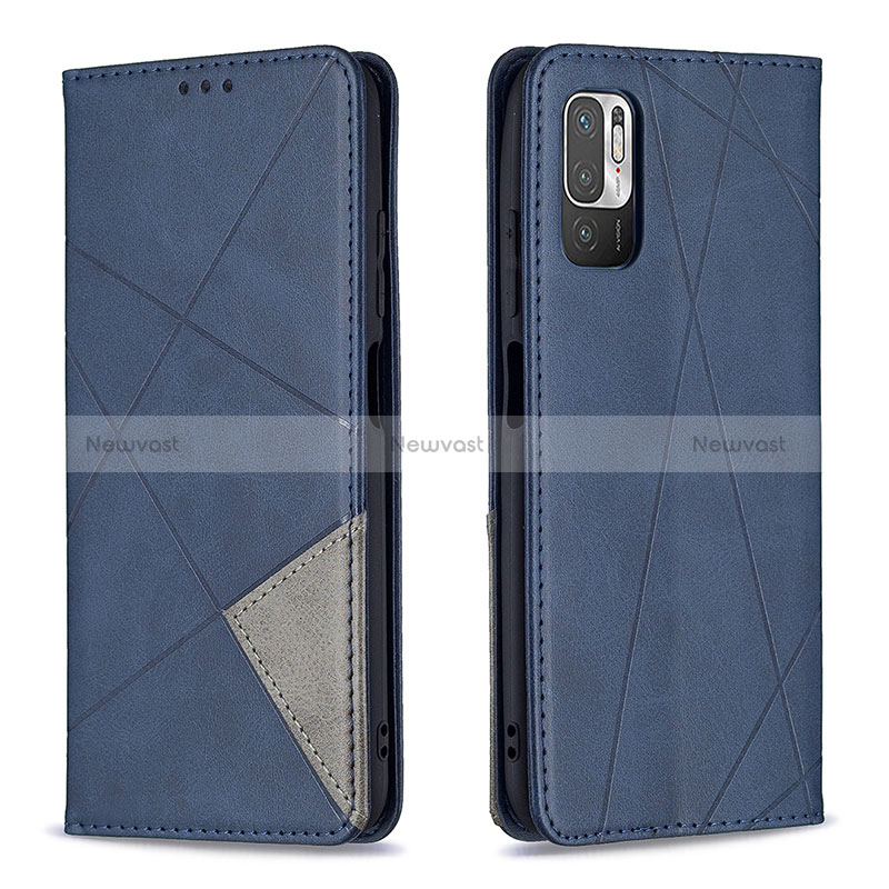 Leather Case Stands Flip Cover Holder B07F for Xiaomi Redmi Note 10 5G