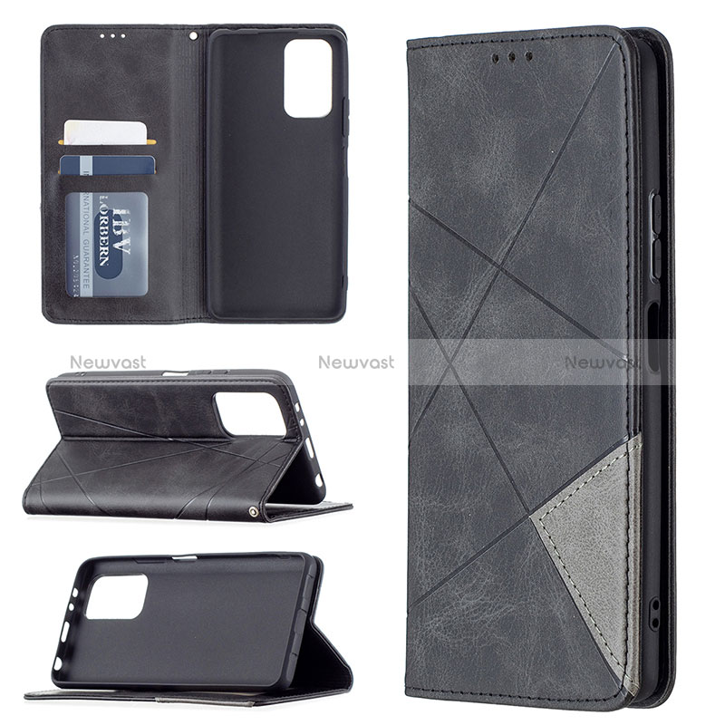 Leather Case Stands Flip Cover Holder B07F for Xiaomi Redmi Note 10 Pro Max