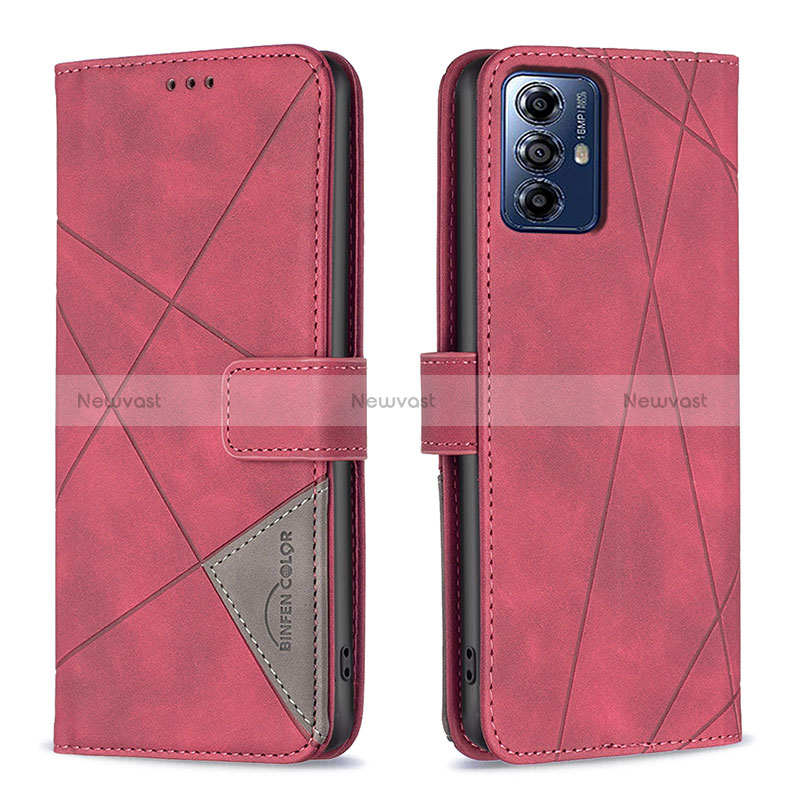 Leather Case Stands Flip Cover Holder B08F for Motorola Moto G Play Gen 2