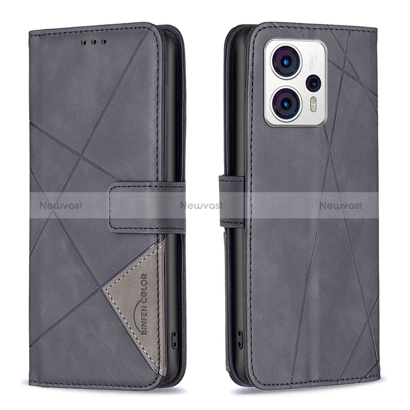 Leather Case Stands Flip Cover Holder B08F for Motorola Moto G13