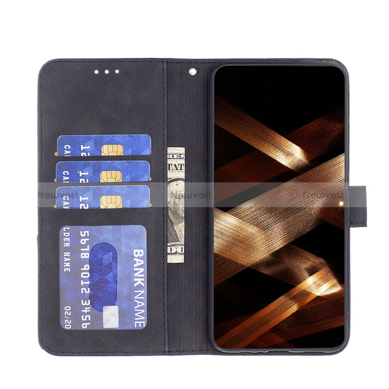 Leather Case Stands Flip Cover Holder B08F for Nokia C12 Plus