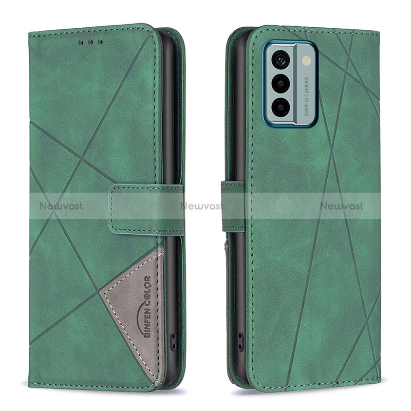 Leather Case Stands Flip Cover Holder B08F for Nokia G22