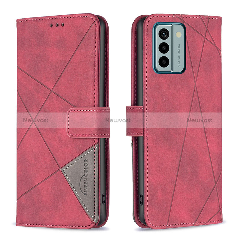 Leather Case Stands Flip Cover Holder B08F for Nokia G22