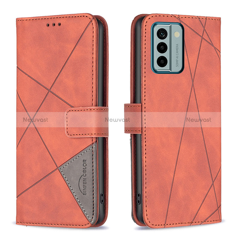 Leather Case Stands Flip Cover Holder B08F for Nokia G22