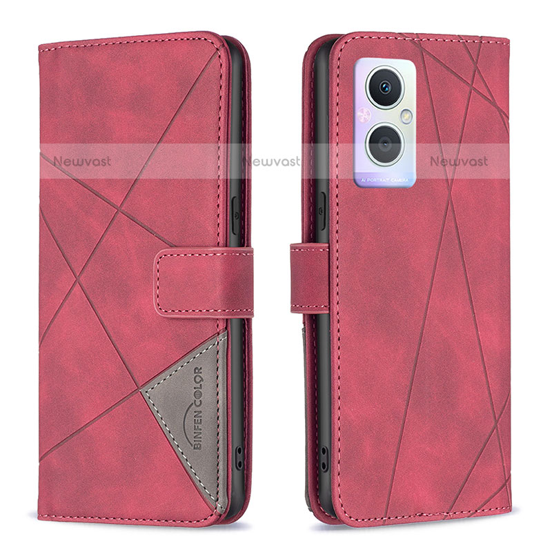 Leather Case Stands Flip Cover Holder B08F for Oppo F21s Pro 5G