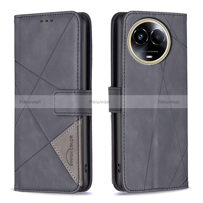 Leather Case Stands Flip Cover Holder B08F for Realme V50 5G