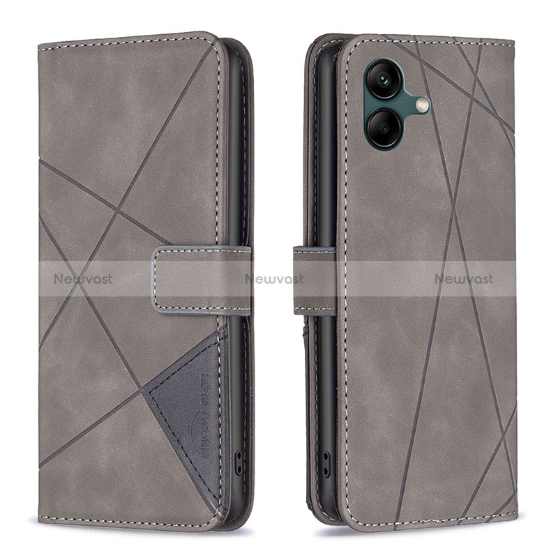 Leather Case Stands Flip Cover Holder B08F for Samsung Galaxy A04 4G