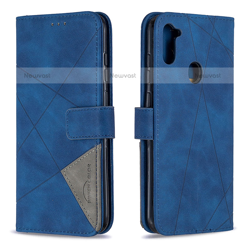 Leather Case Stands Flip Cover Holder B08F for Samsung Galaxy A11