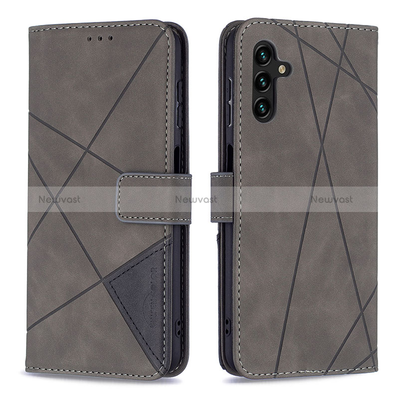 Leather Case Stands Flip Cover Holder B08F for Samsung Galaxy A13 5G