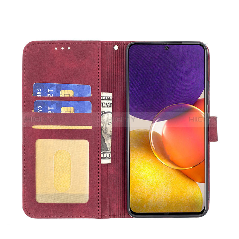 Leather Case Stands Flip Cover Holder B08F for Samsung Galaxy A24 4G